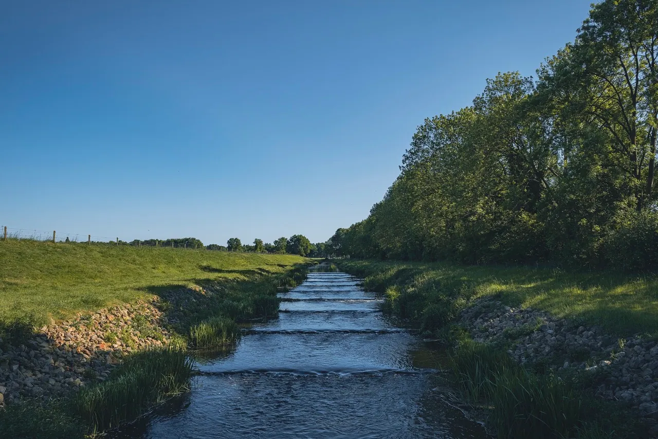 Vanaf de deur langs de Berkel