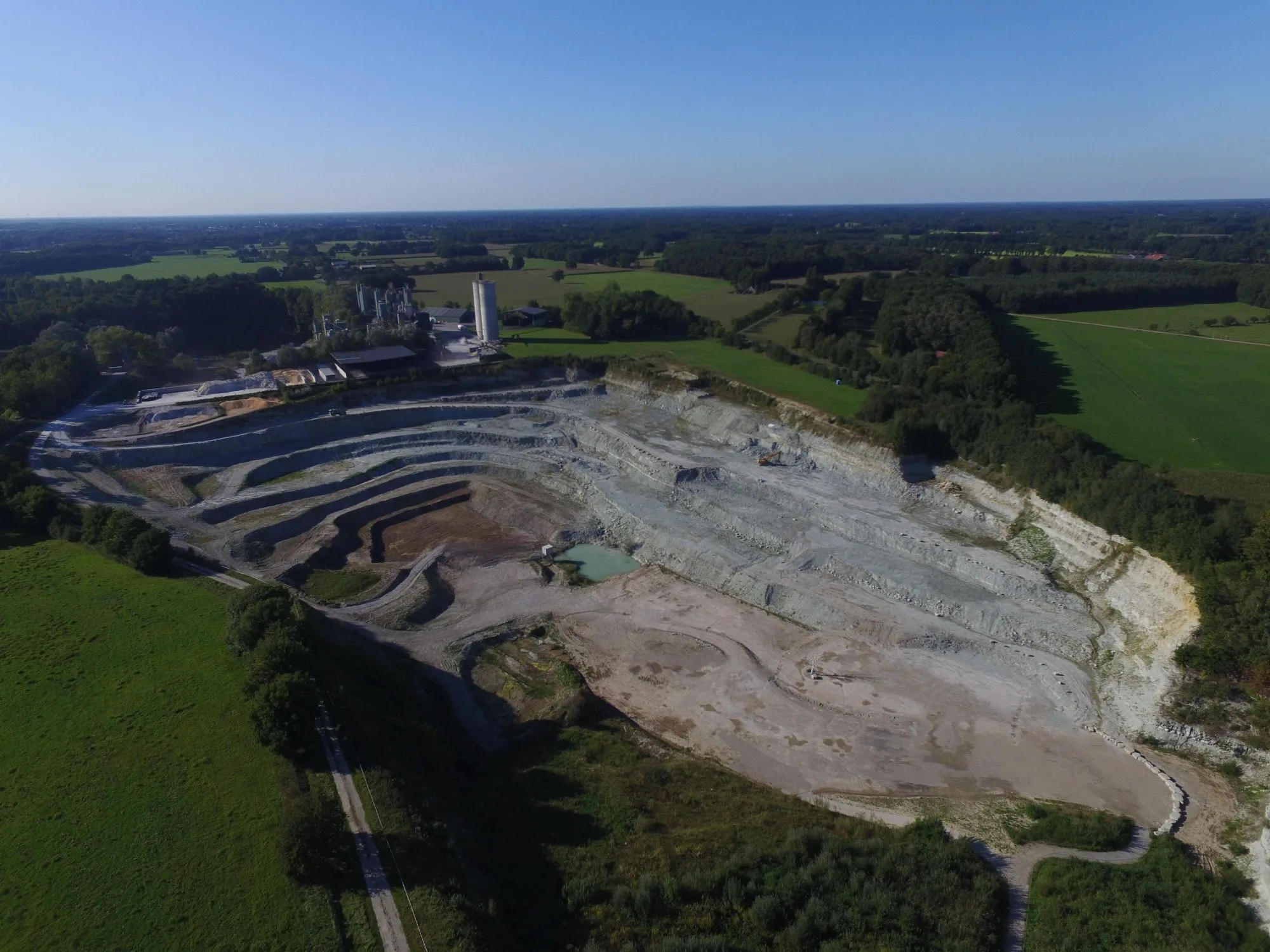 Fossielen uit de steengroeve